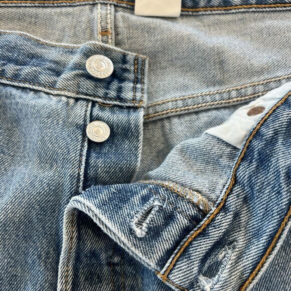 Levi’s 501 Vintage 38x30 Jeans Missing Back Patch Made In Mexico Feb Of 2002 - Picture 8 of 16